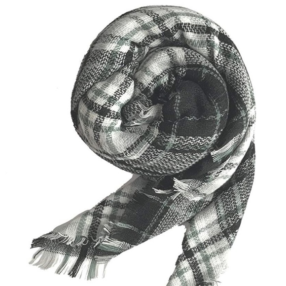 LAST 1! Oversized Plaid Tartan Blanket Scarf Wrap - Picture 5 of 7
